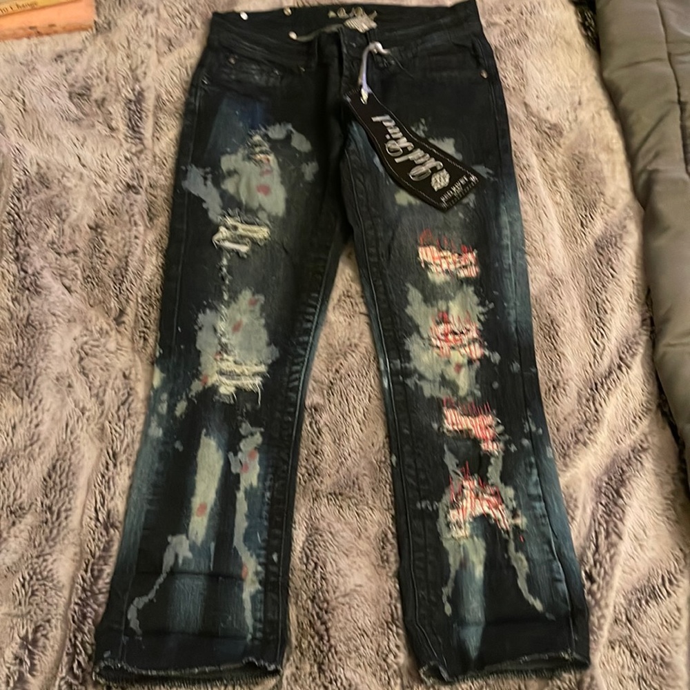 Red Rivet jeans